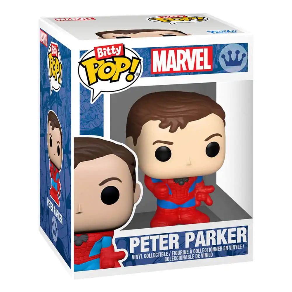 Bitty Funko POP Marvel Spider-Man Vinyl Figure 4-Pack Parker Split product photo