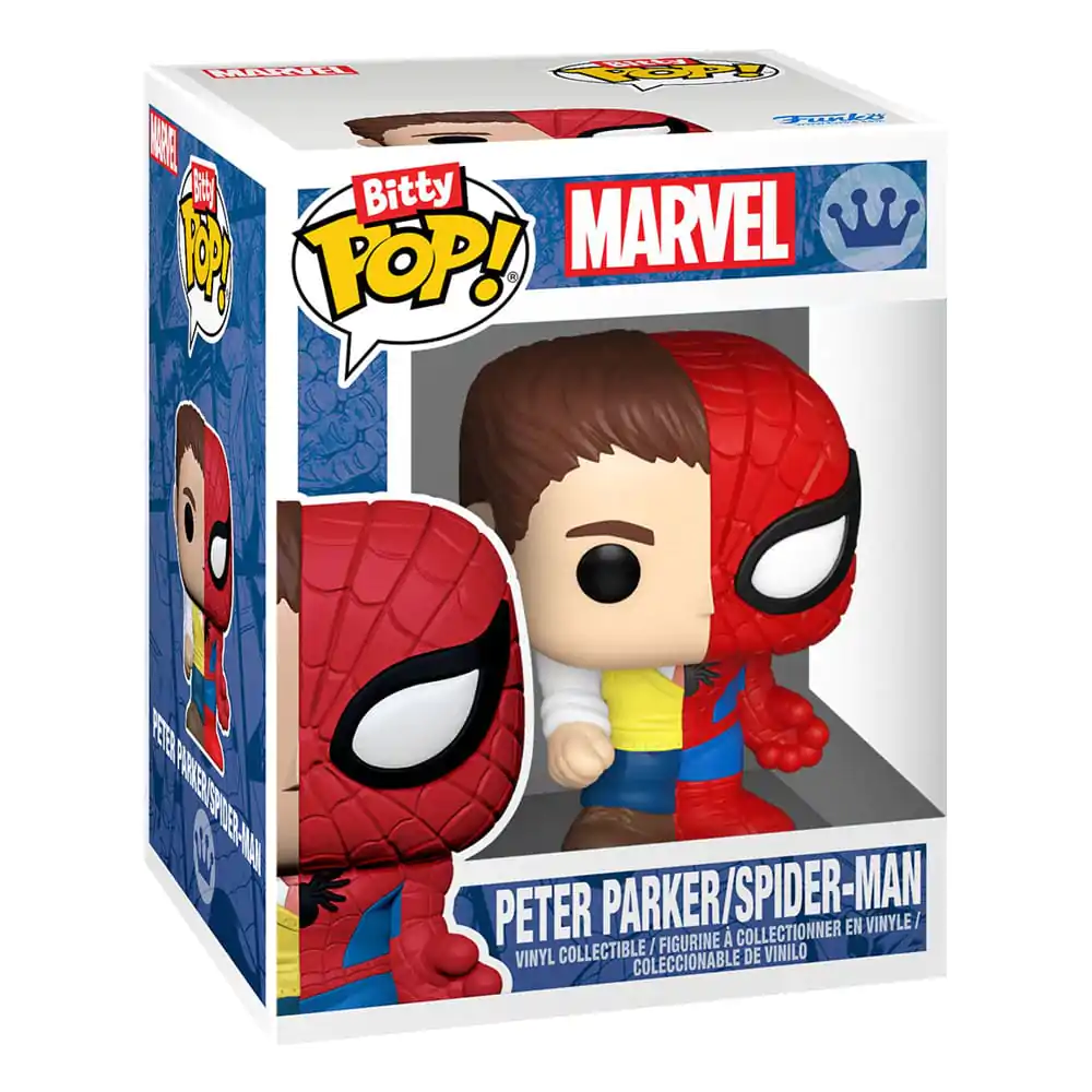 Bitty Funko POP Marvel Spider-Man Vinyl Figure 4-Pack Parker Split product photo