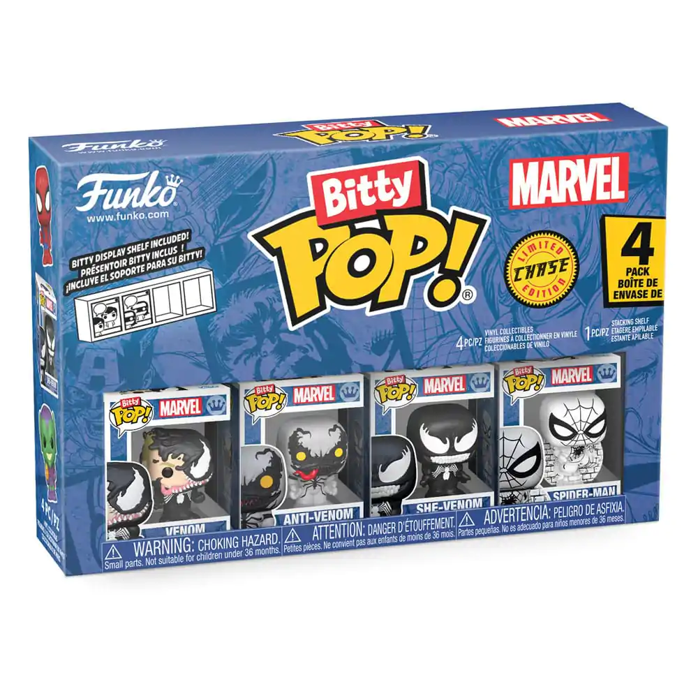 Bitty Funko POP Marvel Spider-Man Vinyl Figure 4-Pack Venom product photo