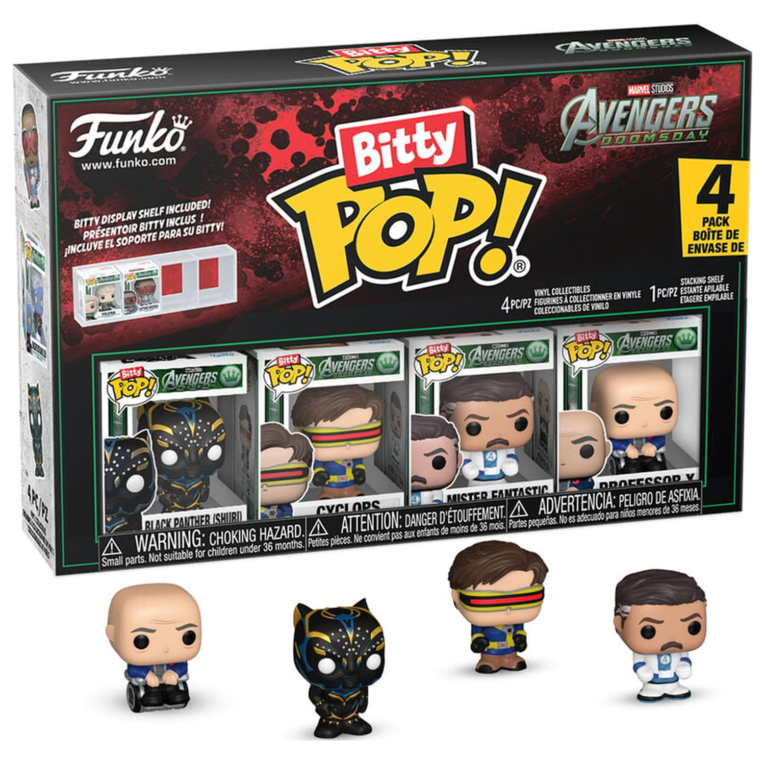 Bitty Funko POP Marvel Studios Avengers 4-Pack Figures Doomsday product photo