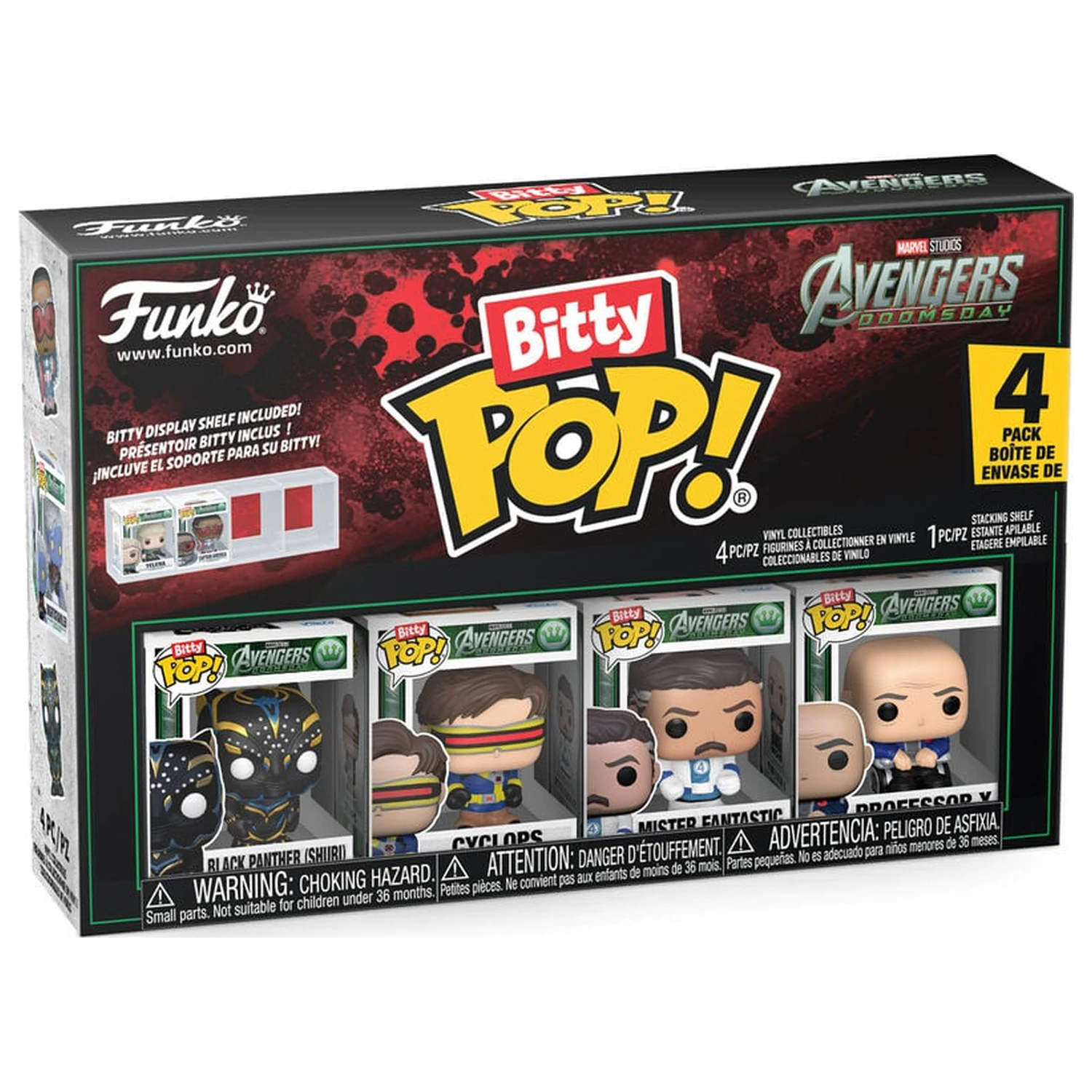 Bitty Funko POP Marvel Studios Avengers 4-Pack Figures Doomsday product photo