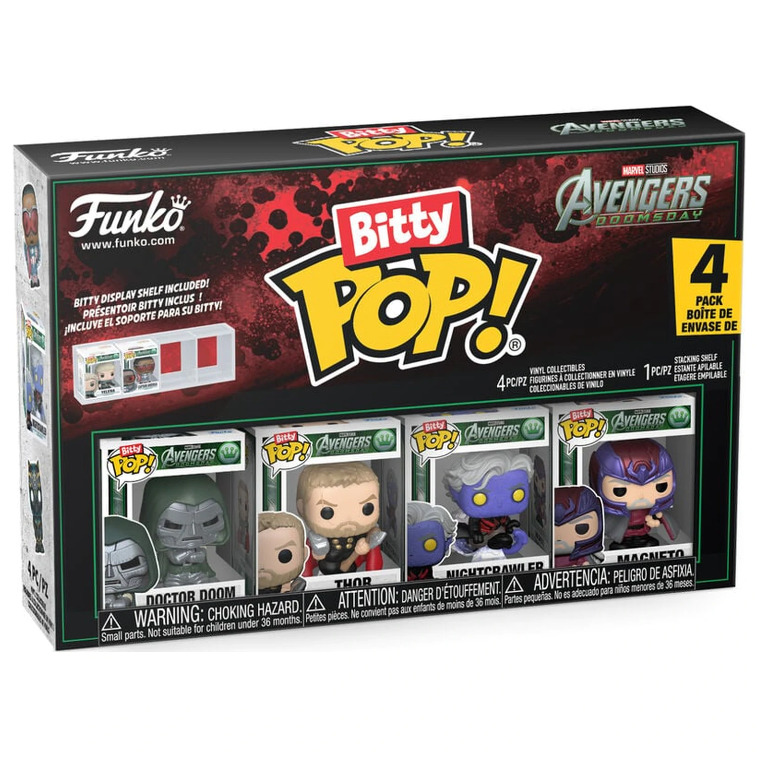 Bitty Funko POP Marvel Studios Avengers 4-Pack Figures Doomsday product photo
