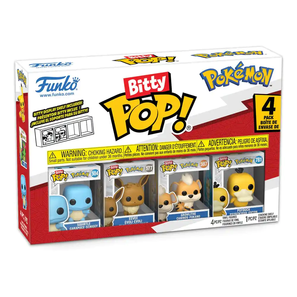 Bitty Funko POP Pokemon Vinyl Figure 4-Pack Squirtle product photo