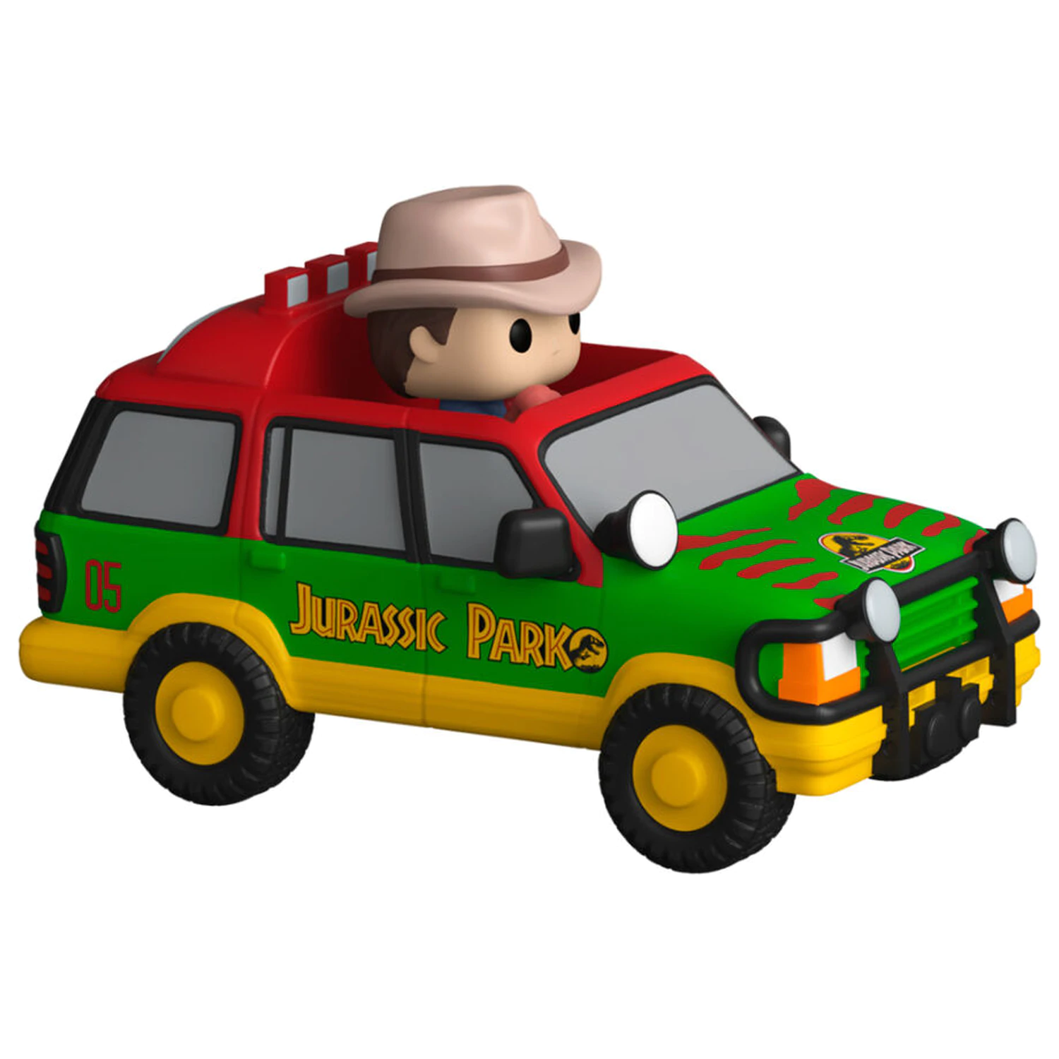 Bitty Funko POP Ride figure Jurassic Park Dr. Alan Grant and Jurassic Suv product photo