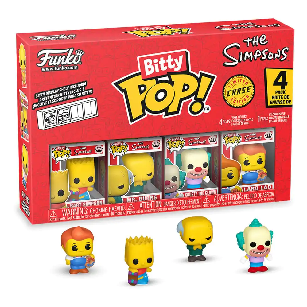 Bitty Funko POP The Simpsons Vinyl Figure 4-Pack Bart product photo