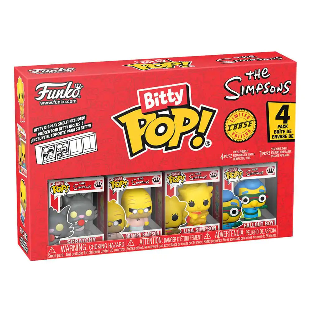 Bitty Funko POP The Simpsons Vinyl Figure 4-Pack Scratchy product photo