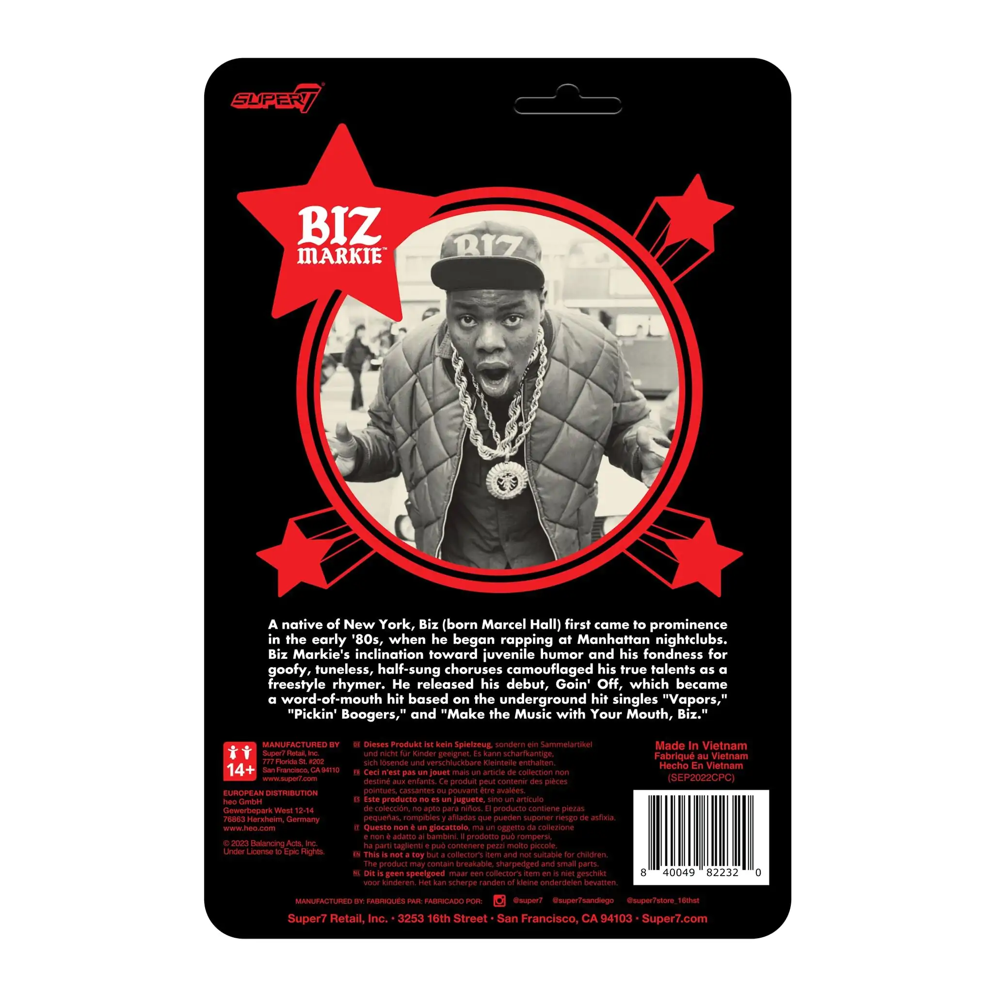 BIZ Markie ReAction ReAction Action Figure BIZ 10 cm termékfotó