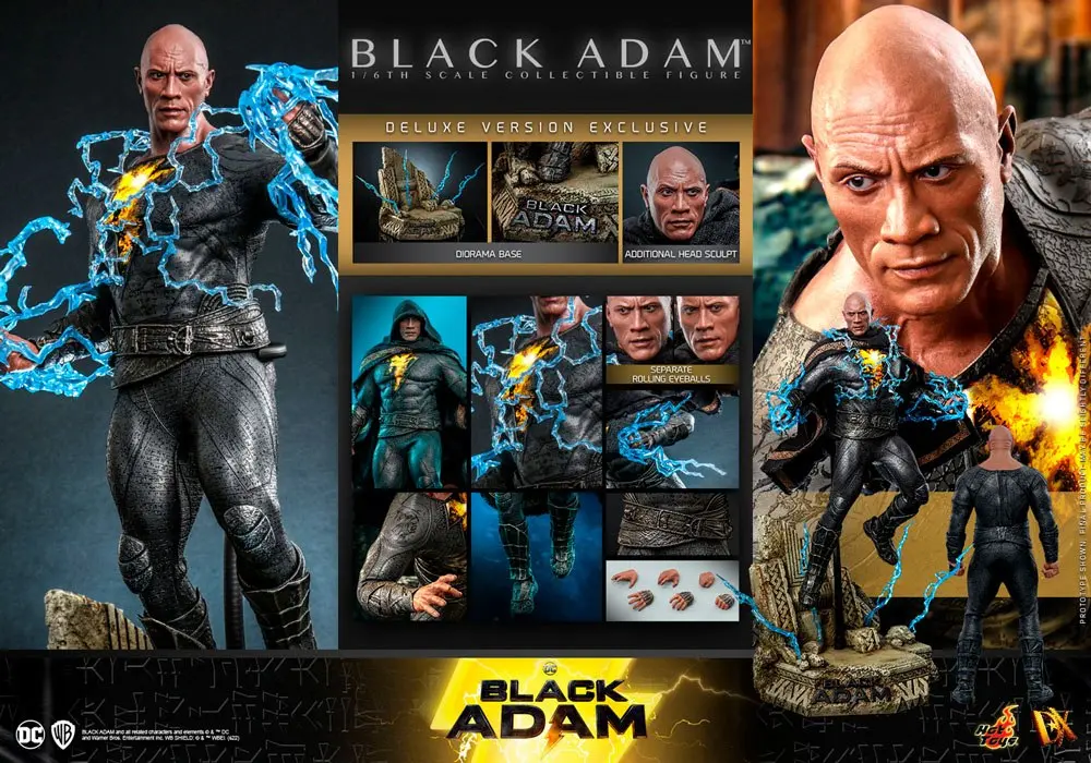 Black Adam DX Action Figure 1/6 Black Adam Deluxe Version 33 cm product photo