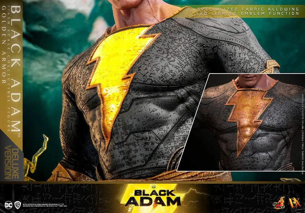 Black Adam DX Action Figure 1/6 Black Adam (Golden Armor) Deluxe Version 33 cm termékfotó