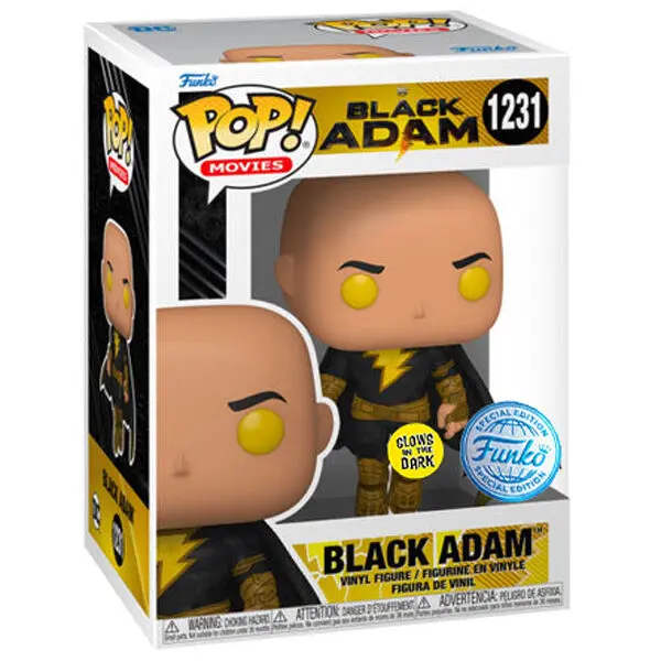 Black Adam POP! Movies Vinyl Figure Black Adam Flying Special Edition 9 cm termékfotó