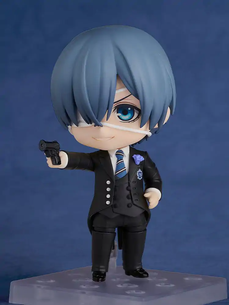 Black Butler: Boarding School Arc Nendoroid Action Figure Ciel Phantomhive: Sapphire Owl Ver. 10 cm product photo