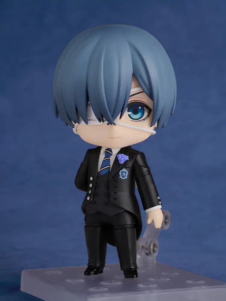 Black Butler: Boarding School Arc Nendoroid Action Figure Ciel Phantomhive: Sapphire Owl Ver. 10 cm product photo