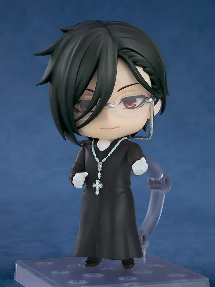 Black Butler: Boarding School Arc Nendoroid Action Figure Sebastian Michaelis: Sapphire Owl Ver. 10 cm product photo