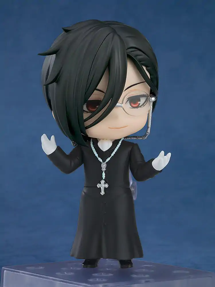 Black Butler: Boarding School Arc Nendoroid Action Figure Sebastian Michaelis: Sapphire Owl Ver. 10 cm termékfotó