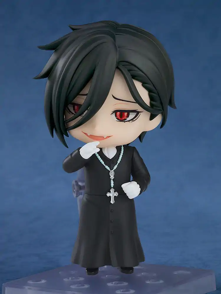 Black Butler: Boarding School Arc Nendoroid Action Figure Sebastian Michaelis: Sapphire Owl Ver. 10 cm product photo