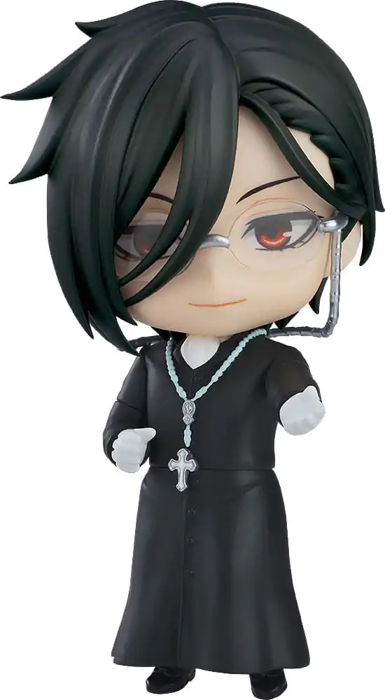 Black Butler: Boarding School Arc Nendoroid Action Figure Sebastian Michaelis: Sapphire Owl Ver. 10 cm product photo