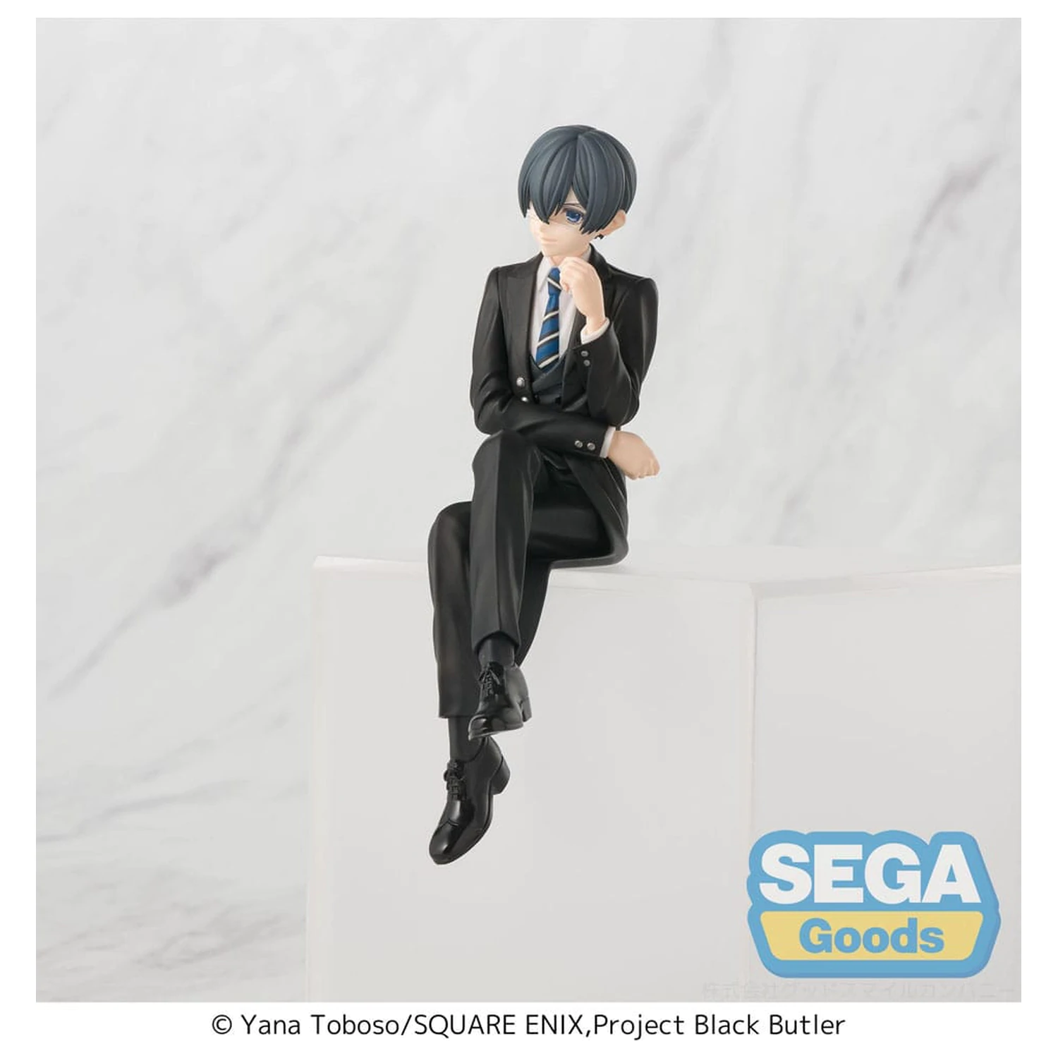 Black Butler: Boarding School Arc PM Perching PVC Statue Ciel Phantomhive 14 cm    product photo