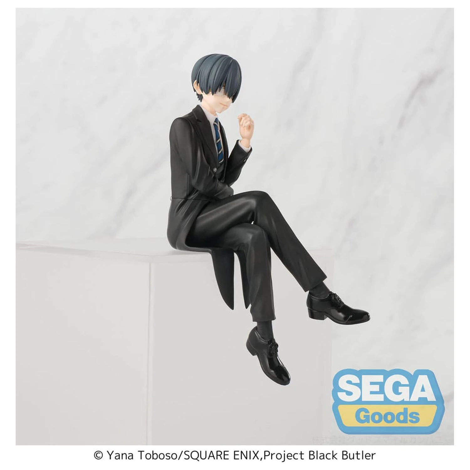 Black Butler: Boarding School Arc PM Perching PVC Statue Ciel Phantomhive 14 cm    product photo