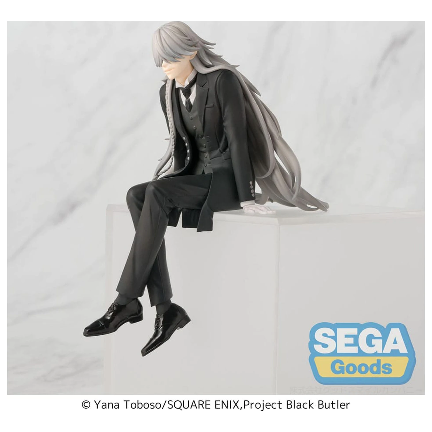 Black Butler: Boarding School Arc PM Perching PVC Statue Undertaker 13 cm    product photo