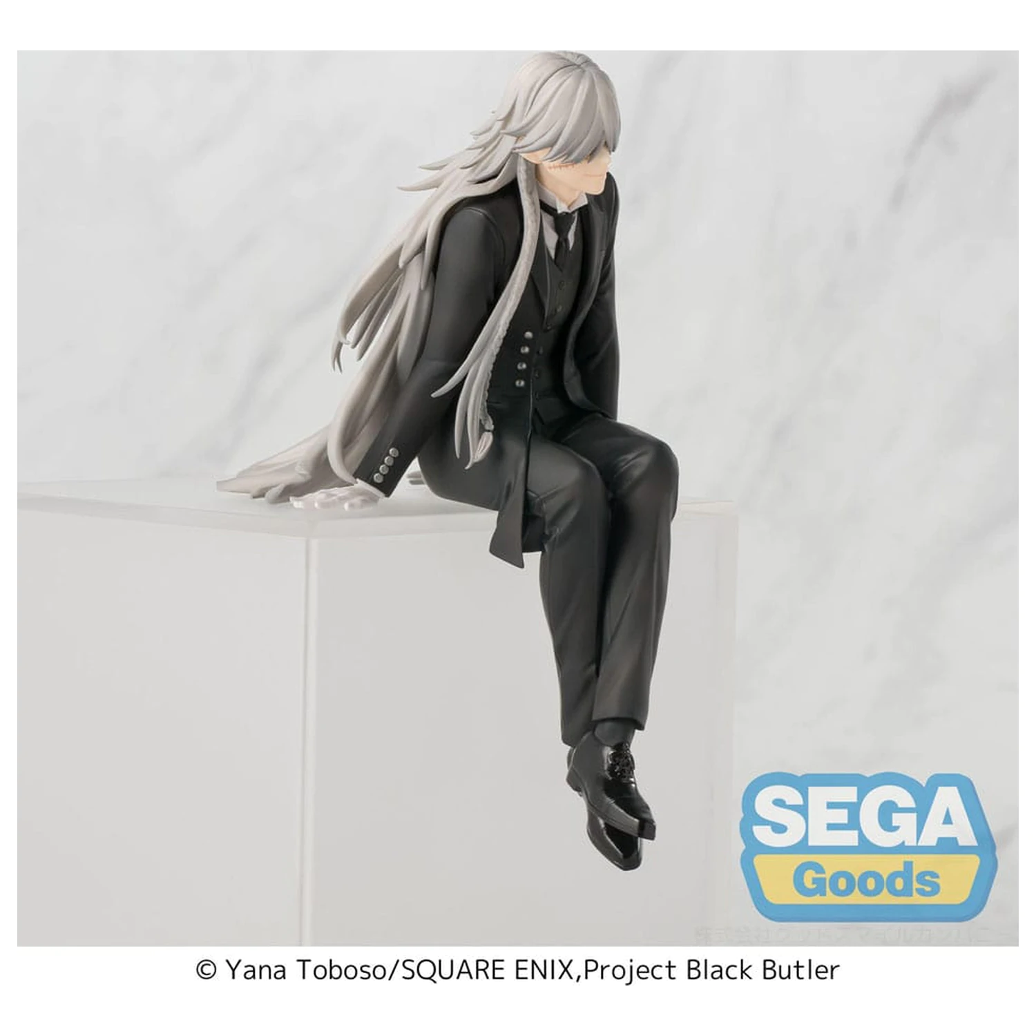 Black Butler: Boarding School Arc PM Perching PVC Statue Undertaker 13 cm    product photo