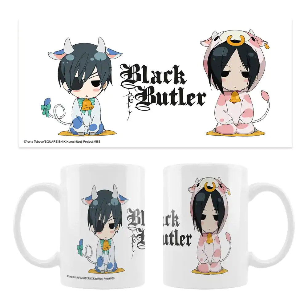 Black Butler Ceramic Mug Cow Costumes termékfotó