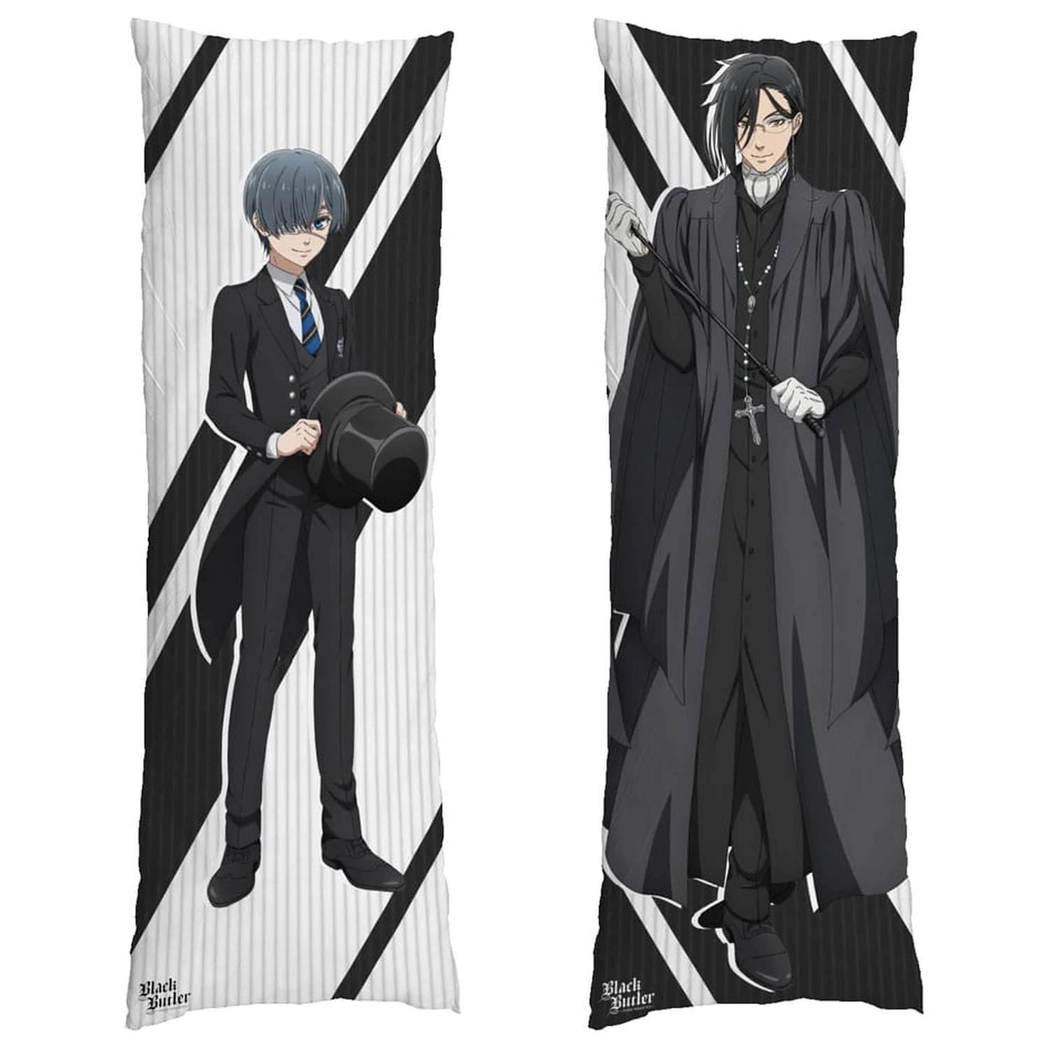 Black Butler Dakimakura Pillow Case Sebastian & Ciel 150 x 50 cm product photo