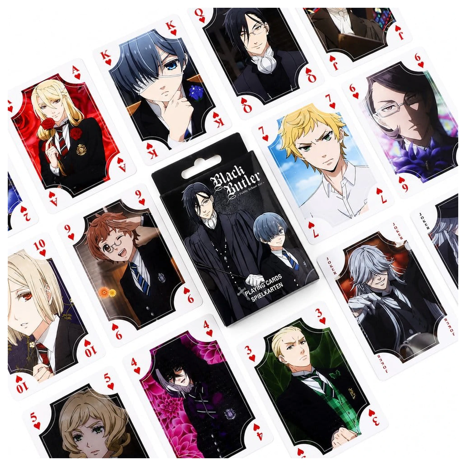 Black Butler Playing Cards Public School product photo