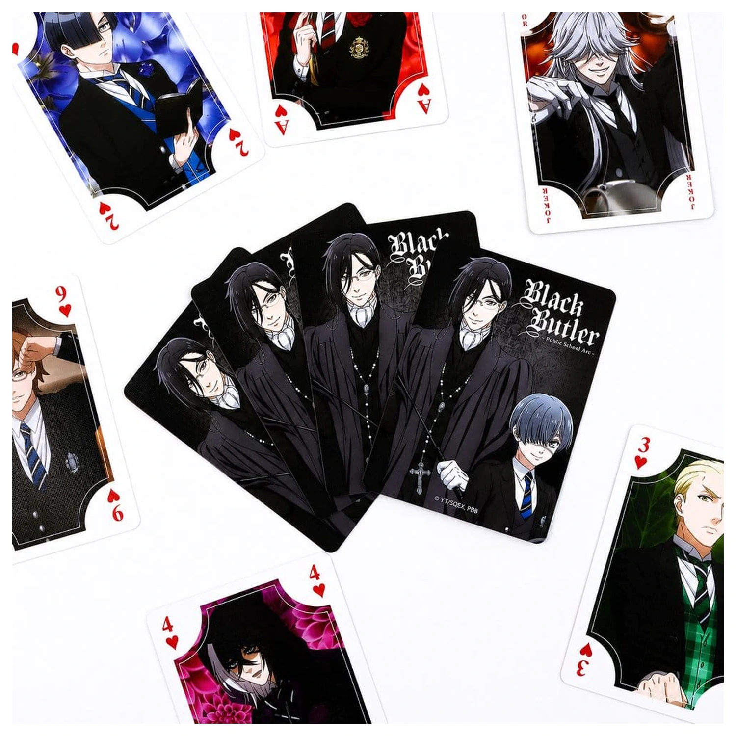 Black Butler Playing Cards Public School product photo