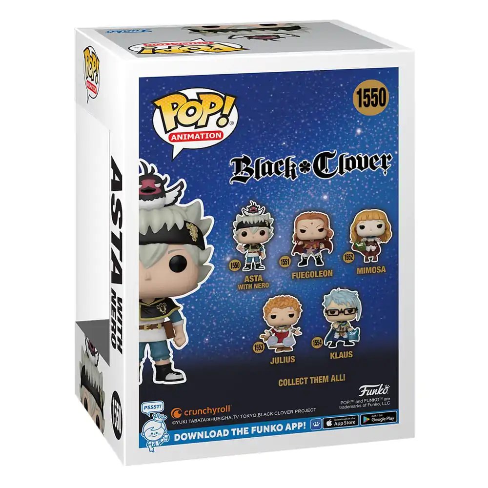 Black Clover POP! Animation Vinyl Figure Asta w/Nero 9 cm termékfotó