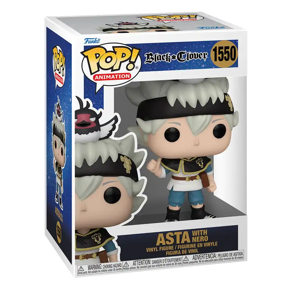 Black Clover POP! Animation Vinyl Figure Asta w/Nero 9 cm termékfotó