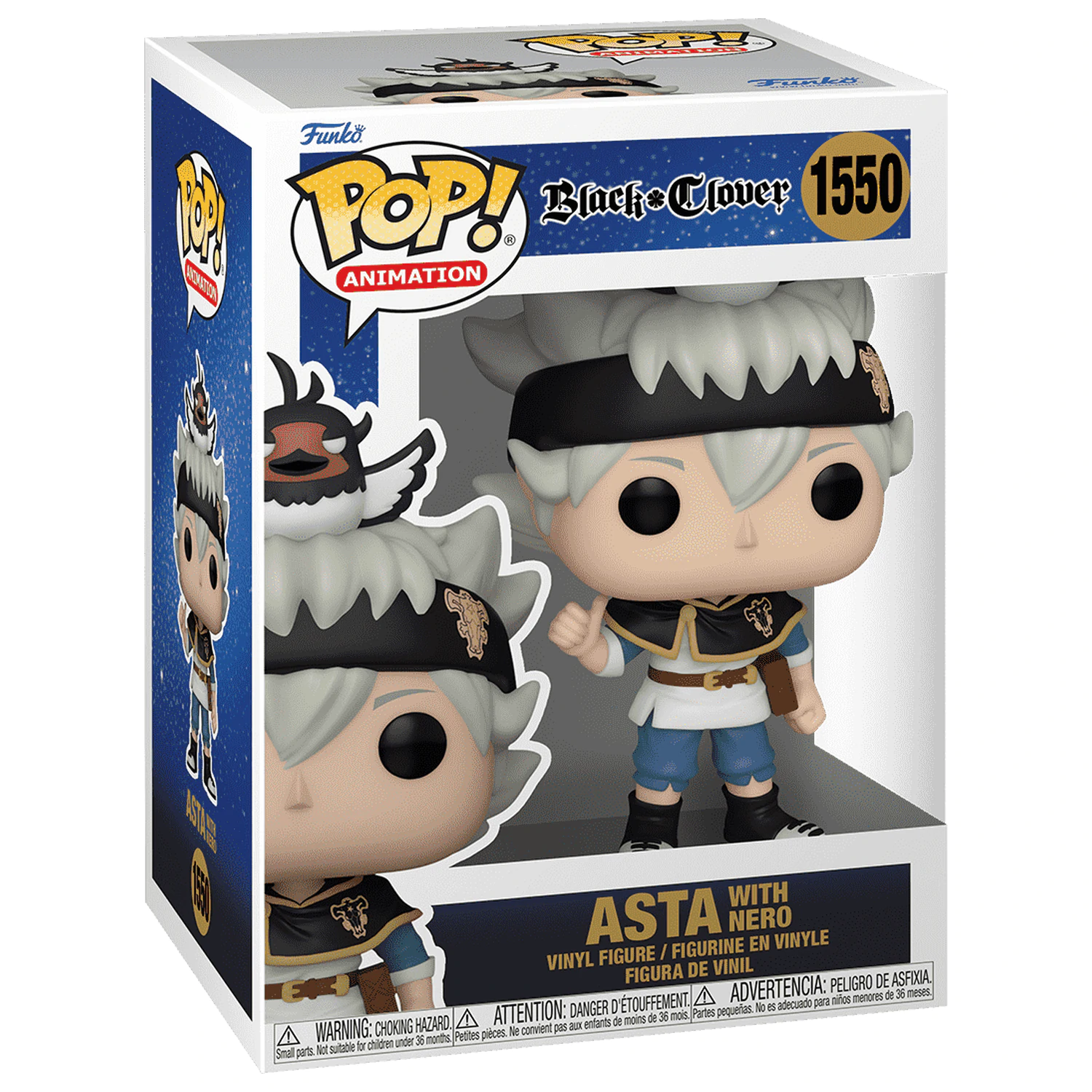 Black Clover POP! Animation Vinyl Figure Asta w/Nero 9 cm product photo