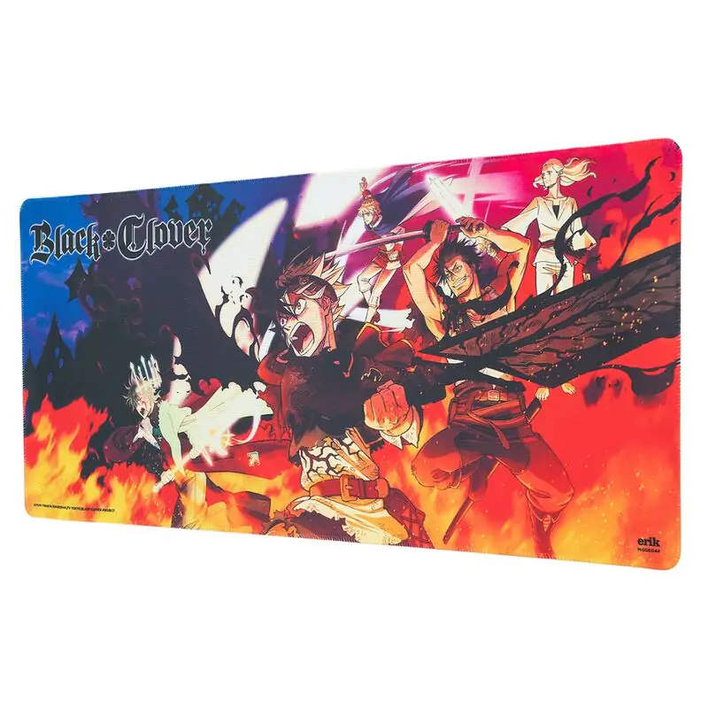 Black Clover gaming desk mat product photo