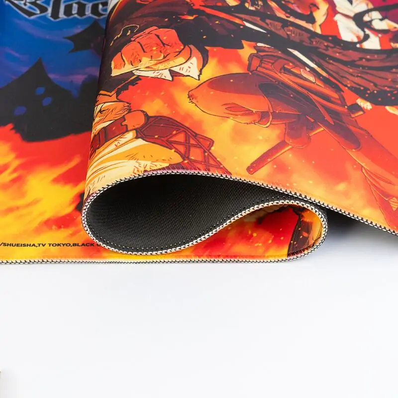 Black Clover gaming desk mat product photo