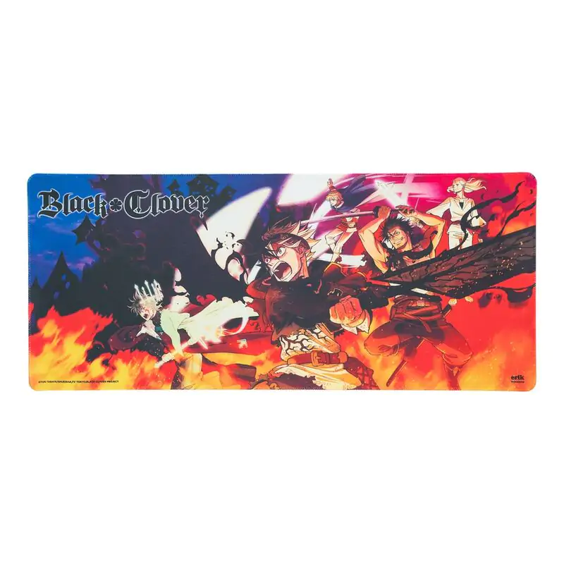 Black Clover gaming desk mat product photo