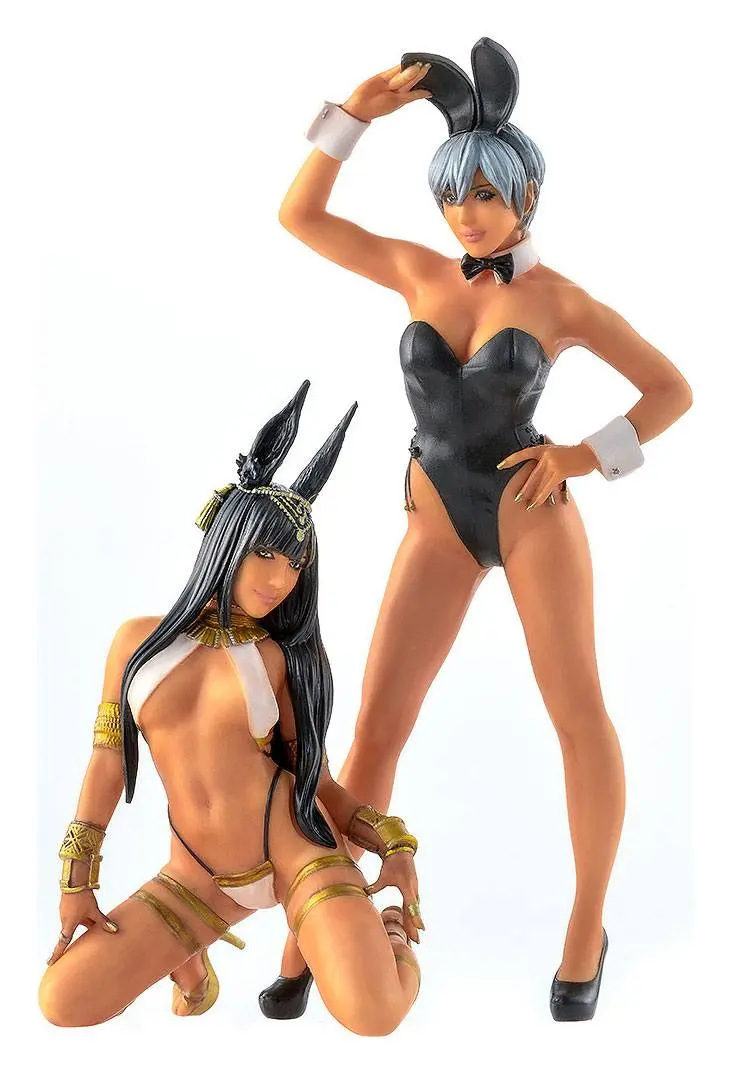 Black Gal Plastic Model Kit 1/20 PLAMAX MF-47: minimum factory non Bunny Girl &amp; Anubis Costume 8 cm product photo
