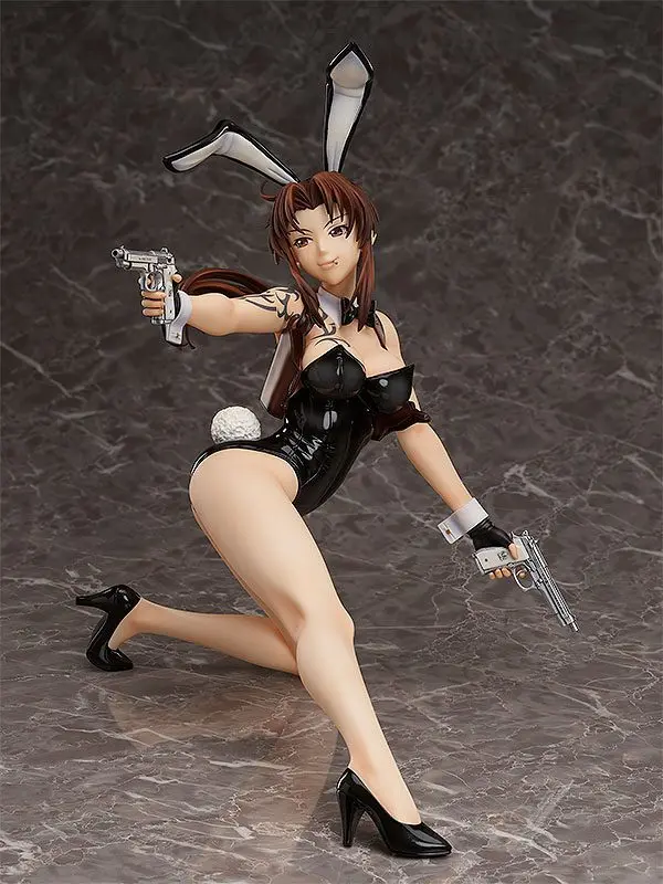 Black Lagoon PVC Statue 1/4 Revy Bare Leg Bunny Version 35 cm product photo