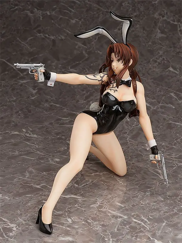 Black Lagoon PVC Statue 1/4 Revy Bare Leg Bunny Version 35 cm product photo