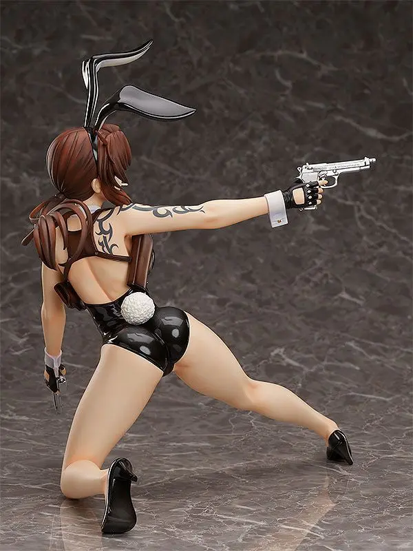 Black Lagoon PVC Statue 1/4 Revy Bare Leg Bunny Version 35 cm product photo