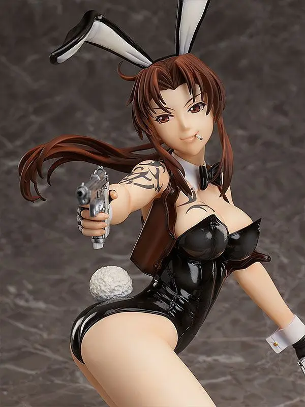 Black Lagoon PVC Statue 1/4 Revy Bare Leg Bunny Version 35 cm product photo