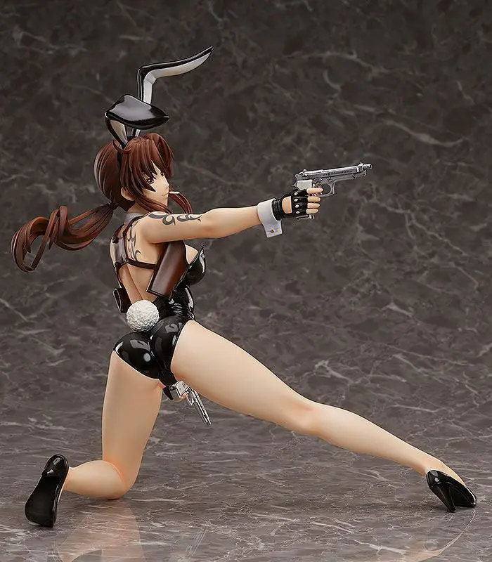 Black Lagoon PVC Statue 1/4 Revy Bare Leg Bunny Version 35 cm product photo