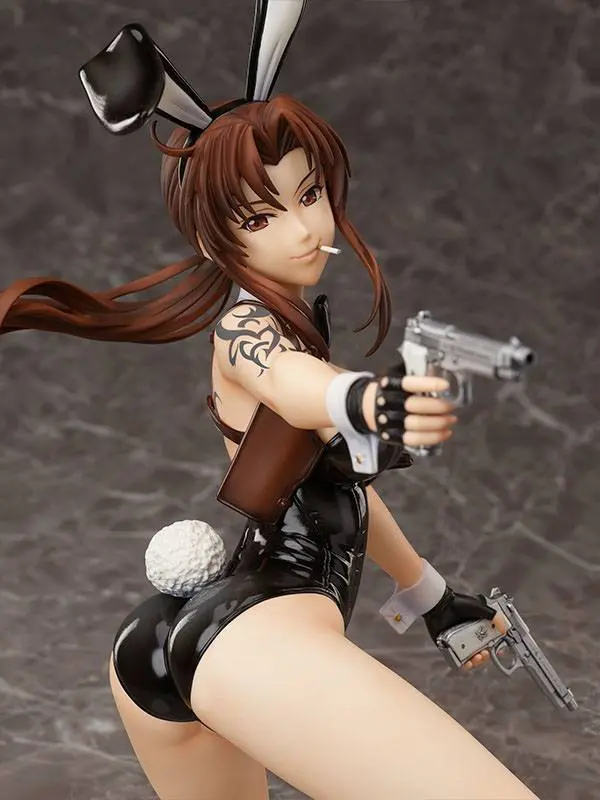 Black Lagoon PVC Statue 1/4 Revy Bare Leg Bunny Version 35 cm product photo
