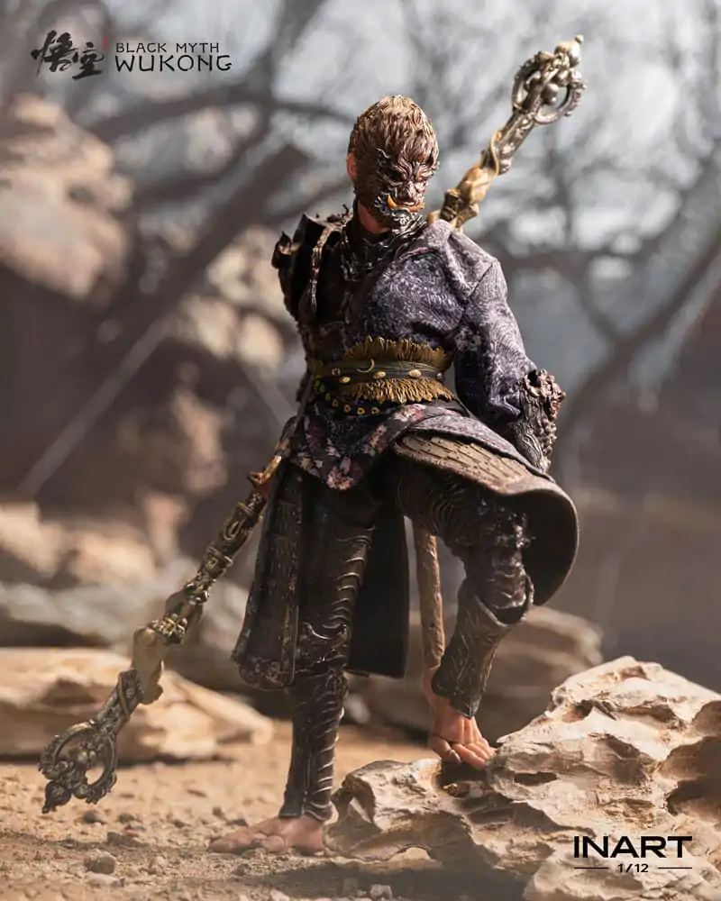 Black Myth: Wukong Action Figure 1/12 The Destined One in the Bronze Armor Set Deluxe Ver. 16 cm product photo