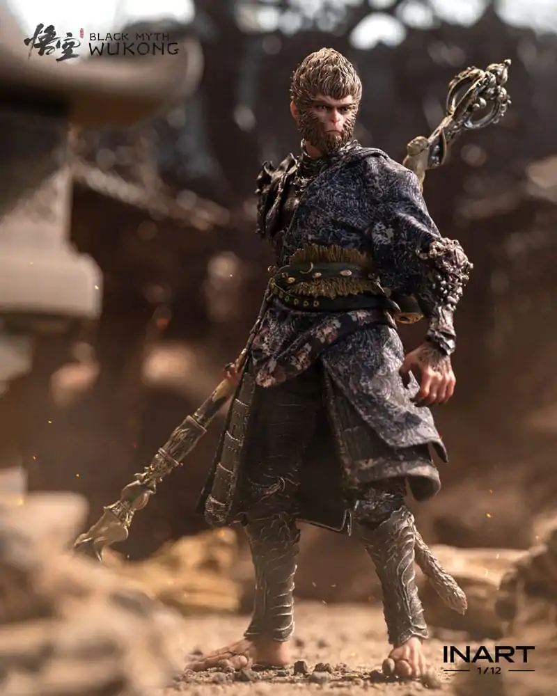 Black Myth: Wukong Action Figure 1/12 The Destined One in the Bronze Armor Set Deluxe Ver. 16 cm product photo