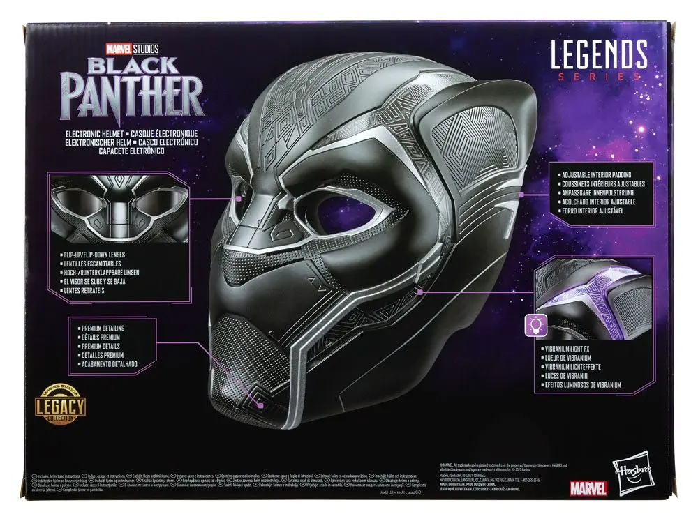 Black Panther Marvel Legends Series Electronic Helmet Black Panther termékfotó