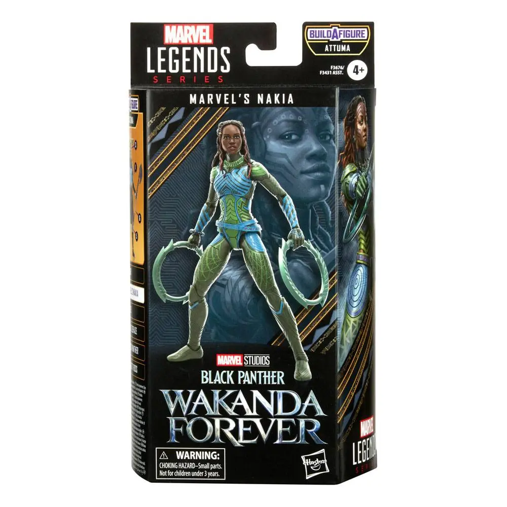 Black Panther: Wakanda Forever Marvel Legends Series Action Figure Attuma BAF: Marvel's Nakia 15 cm termékfotó