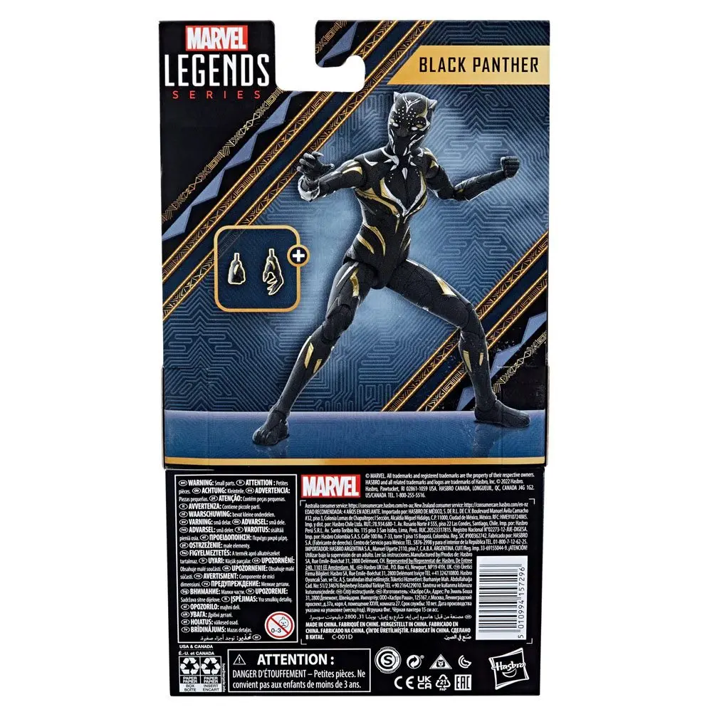 Black Panther: Wakanda Forever Marvel Legends Series Action Figure Black Panther 15 cm termékfotó