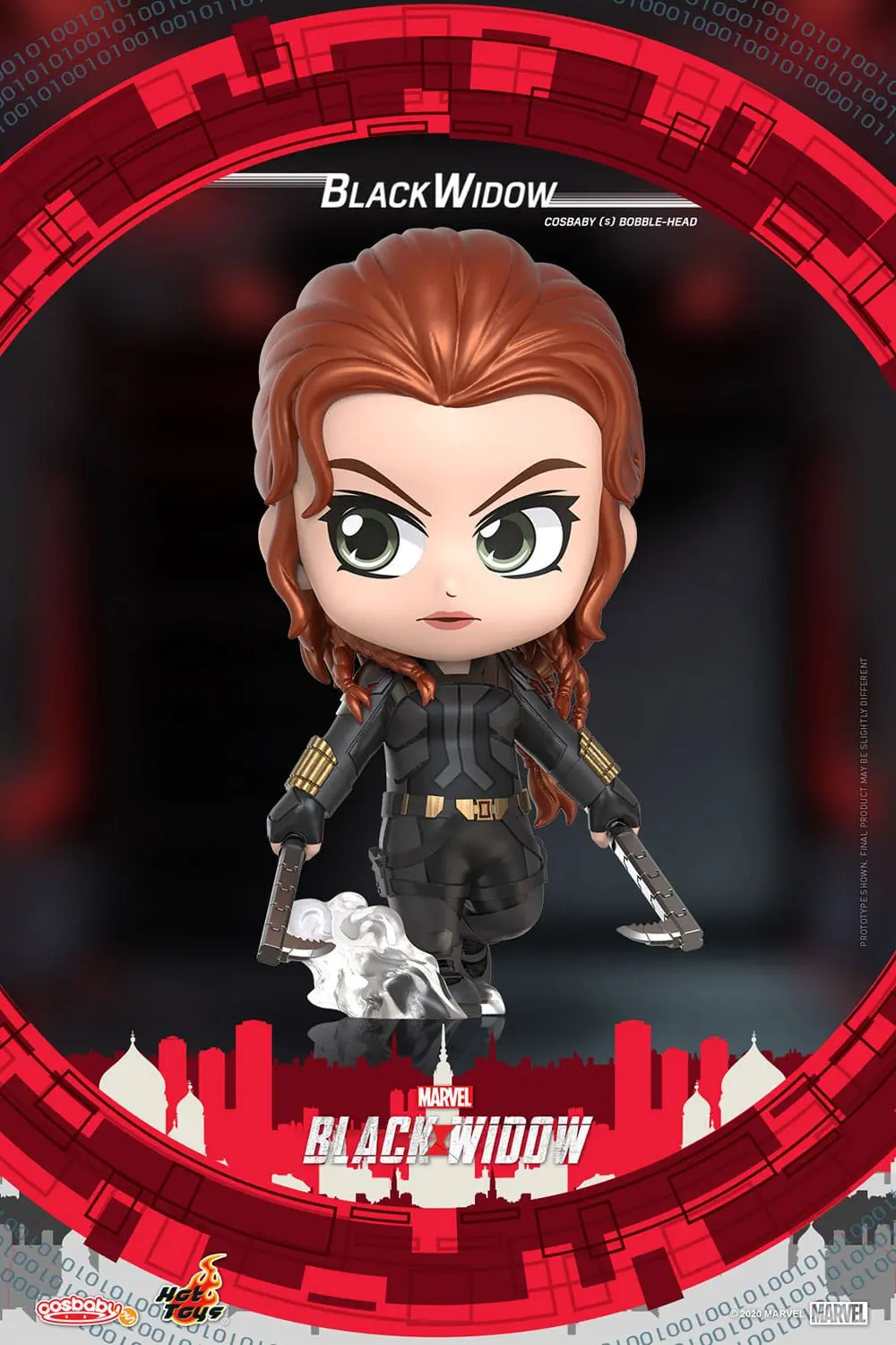 Black Widow Cosbaby (S) Mini Figure Black Widow 10 cm termékfotó