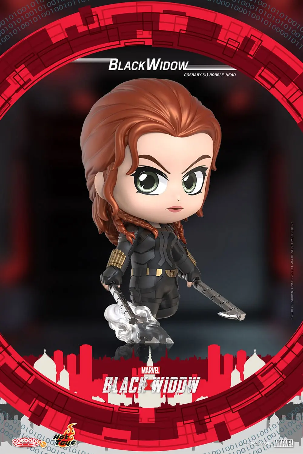 Black Widow Cosbaby (S) Mini Figure Black Widow 10 cm termékfotó