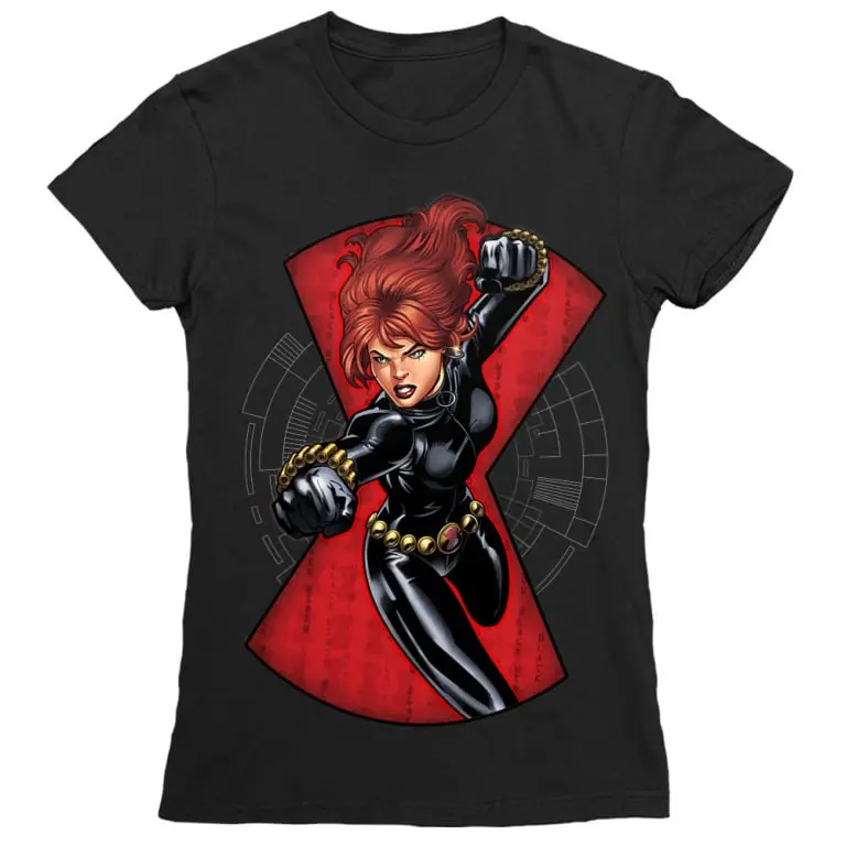 Black Widow Fight women's T-Shirt termékfotó