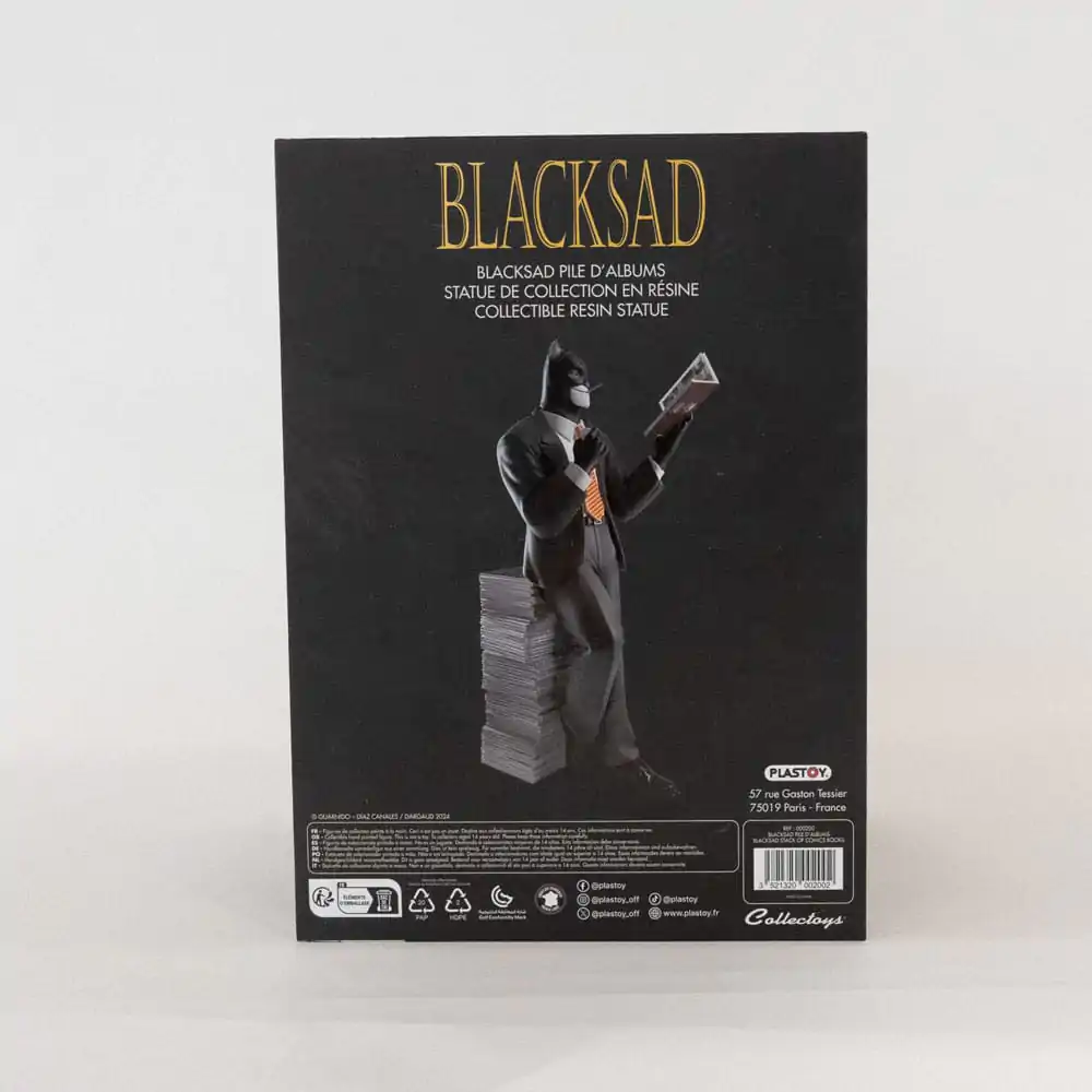 Blacksad: Blacksad on a Pile of Comics Figure product photo
